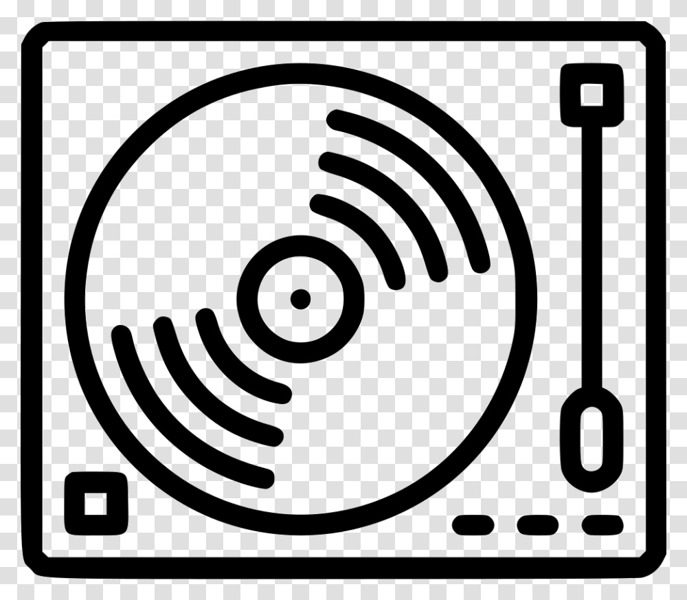 Turntable Vynil Dj Audio Sound Music Analog Icon Free, Logo, Trademark Transparent Png