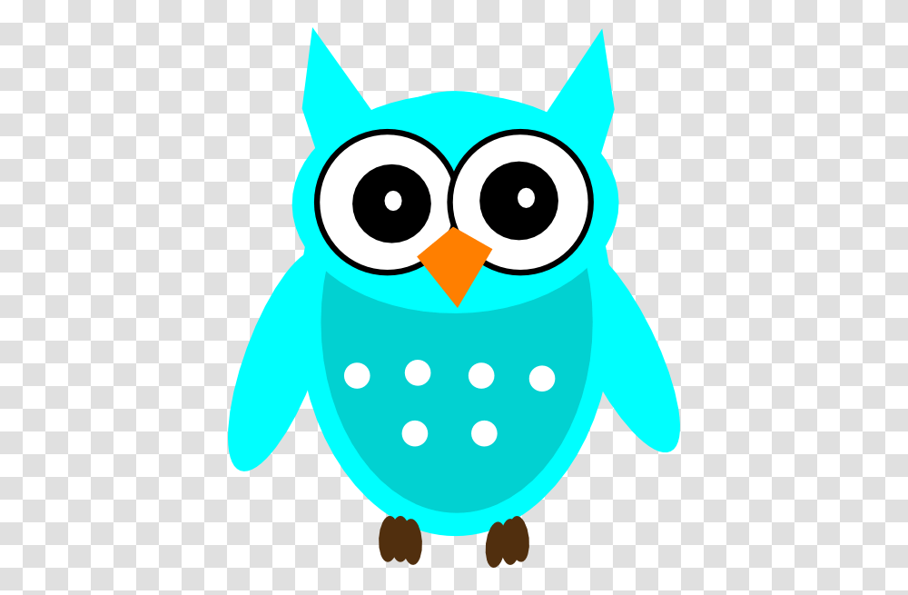 Turquoise Chic Owl Clip Art For Web, Animal, Bird, Penguin Transparent Png