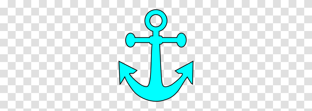 Turquoise Clipart Anchor, Cross, Hook Transparent Png