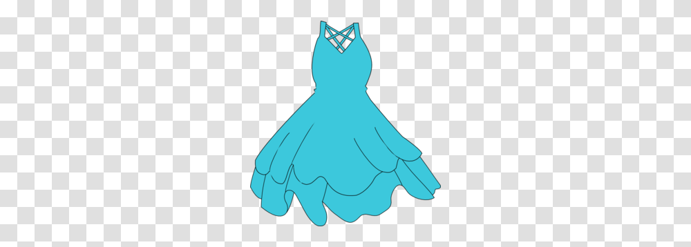 Turquoise Dress Clip Art, Person, Human, Apparel Transparent Png