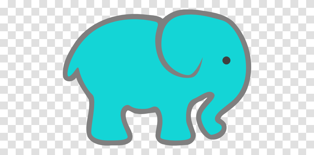 Turquoise Elephant Clip Art, Piggy Bank, Mammal, Animal Transparent Png