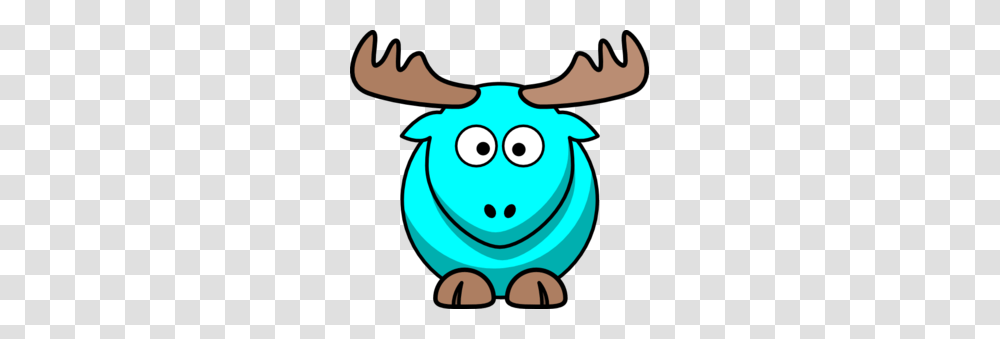 Turquoise Moose Cartoon Clip Art, Wildlife, Mammal, Animal, Elk Transparent Png