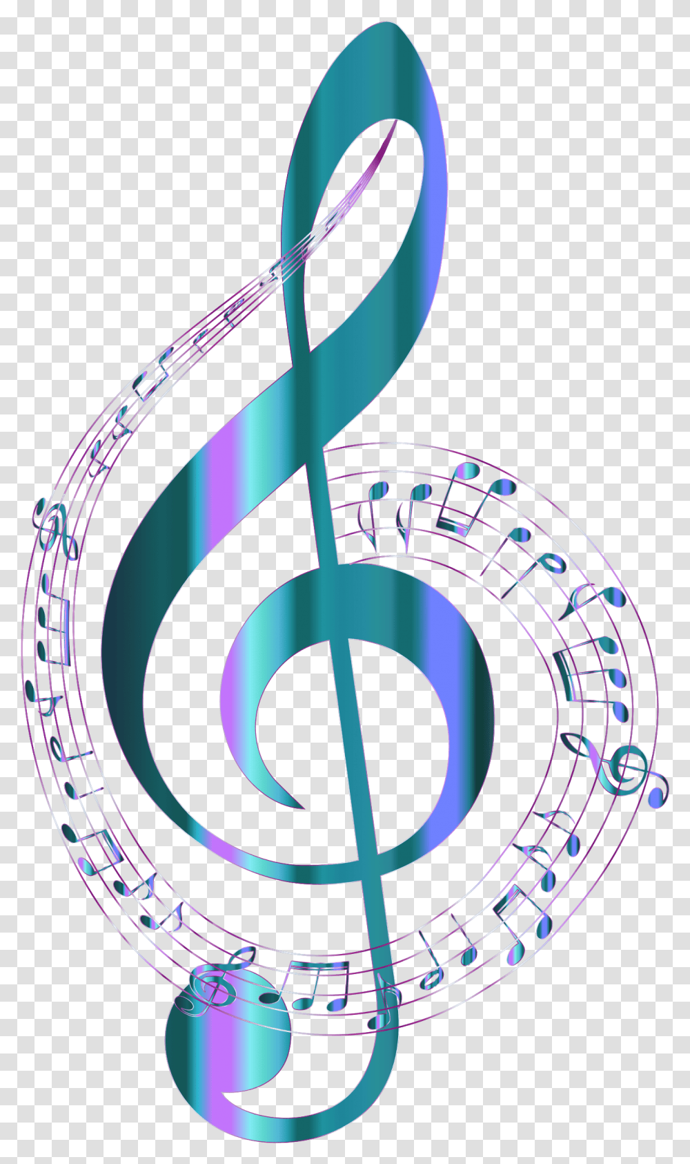 Turquoise Musical Notes Typography No Background Colorful Background Musical Notes Transparent Png