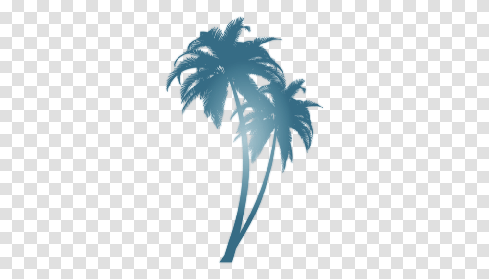 Turquoise Palm Sunlight Tree Tattoo Badass Tattoos Palm Tree Clipart Black, Plant, Flower, Leaf, Bird Transparent Png