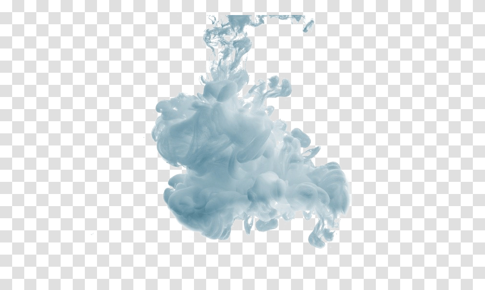 Turquoise Smoke Images Arts White Paint In Water, Nature, Outdoors, Ice, Sky Transparent Png