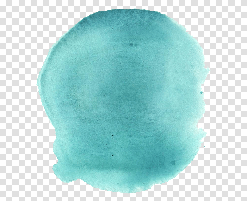 Turquoise Watercolor Circle Onlygfxcom Blue Watercolour Circle, Nature, Outdoors, Moon, Pottery Transparent Png