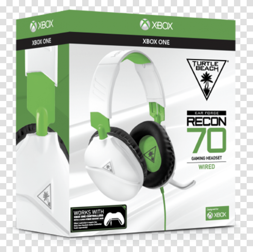 Turtle Beach Ear Force Recon 70 Wired Gaming Headset Turtle Beach Recon 70 Xbox, Electronics, Headphones Transparent Png