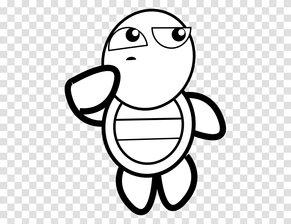 Turtle Clip Art Black And White, Invertebrate, Animal, Insect, Stencil Transparent Png