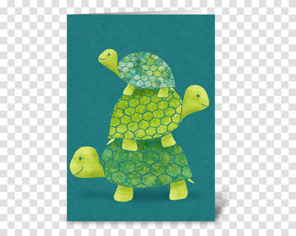 Turtle Stack Greeting Card Poster Schildkrte, Bird, Animal, Reptile Transparent Png