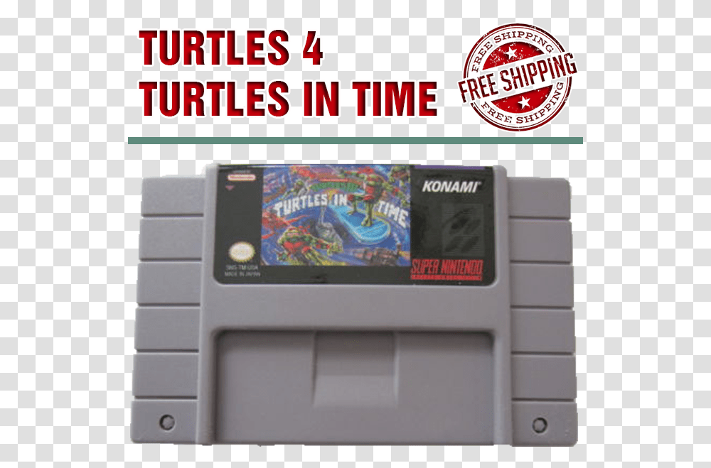Turtles In Time, Machine, Electrical Device, Video Gaming Transparent Png