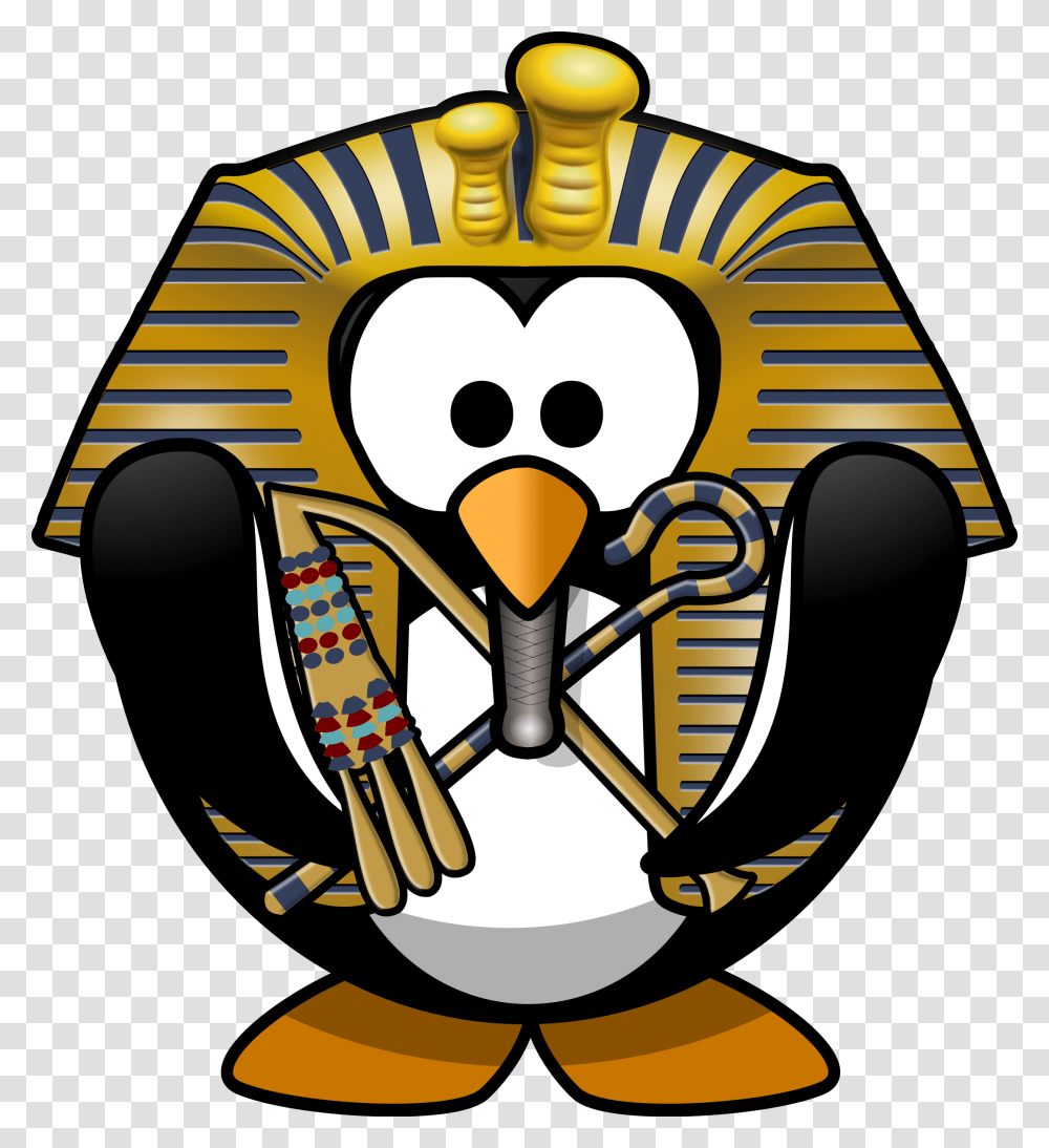 Tut Ankh Penguin Clip Arts Egyptian Penguin, Bird, Animal, Hourglass, Doodle Transparent Png