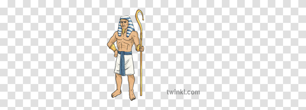 Tutankhamun Angry Person Pharaoh Tut King Egypt Egyptian Egypt Pharaoh Person, Bow, Costume, Stick, Cane Transparent Png