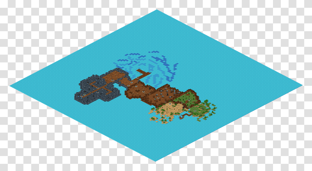 Tutorial Island Placemat, Rug, Map, Diagram, Plot Transparent Png