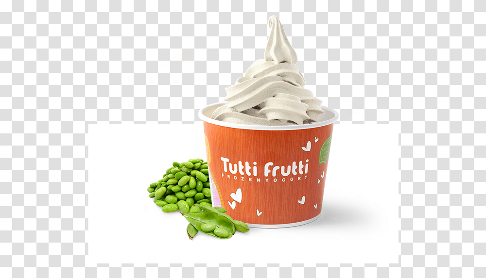 Tutti Frutti Frozen Yogurt, Food, Plant, Cream, Dessert Transparent Png