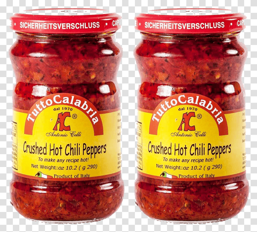 Tutto Calabria Hot Chili Peppers Crushed Tutto Calabria Crushed Chili Peppers, Relish, Food, Pickle, Ketchup Transparent Png
