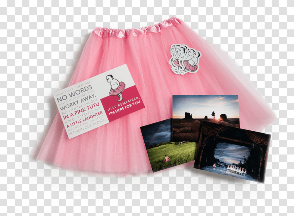 Tutu Breast Cancer Gift Package Dance Skirt, Clothing, Person, Sleeve, Tent Transparent Png