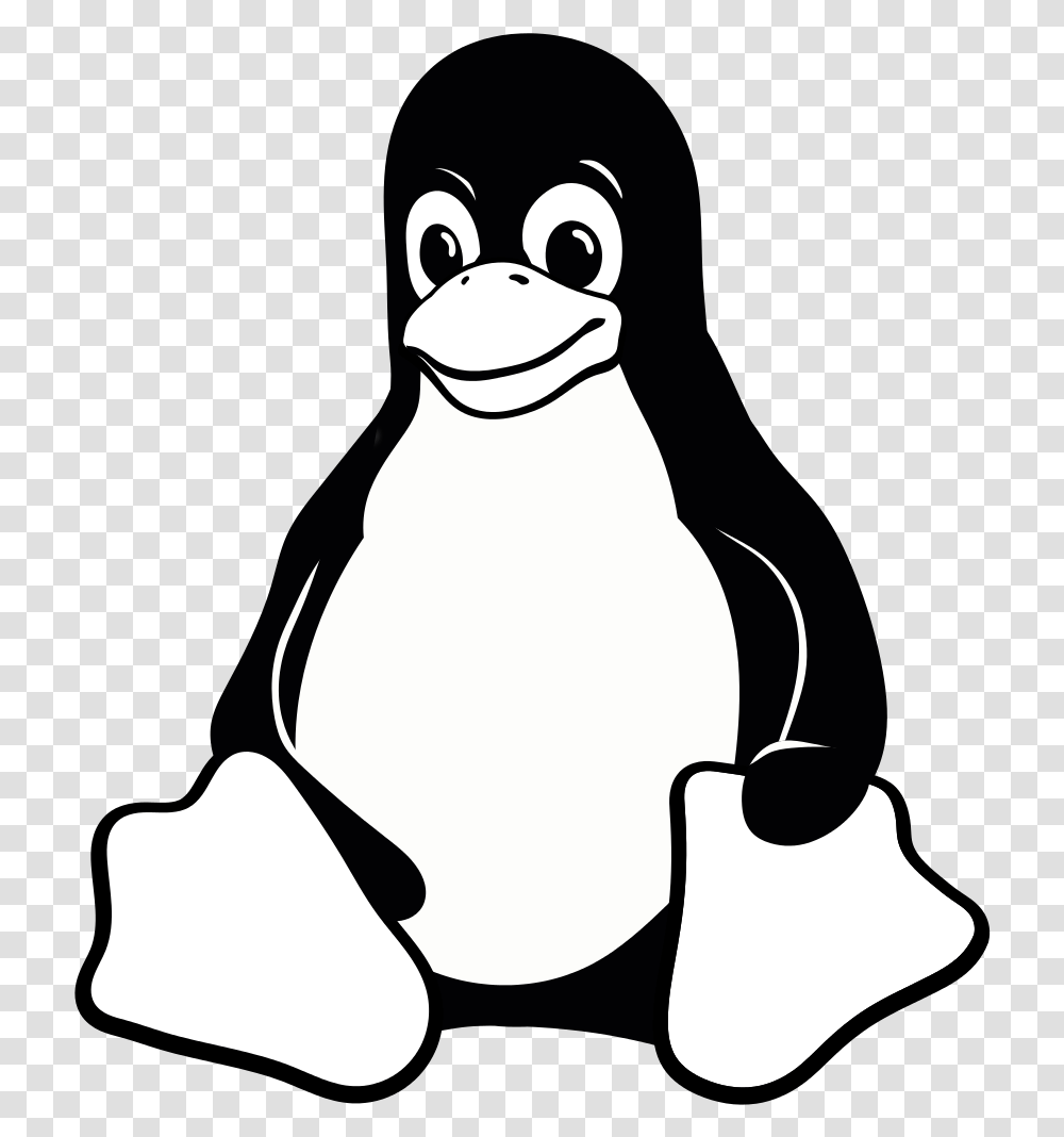 Tux 7 Image Linux Penguin Black And White, Animal, Bird, Snowman, Winter Transparent Png