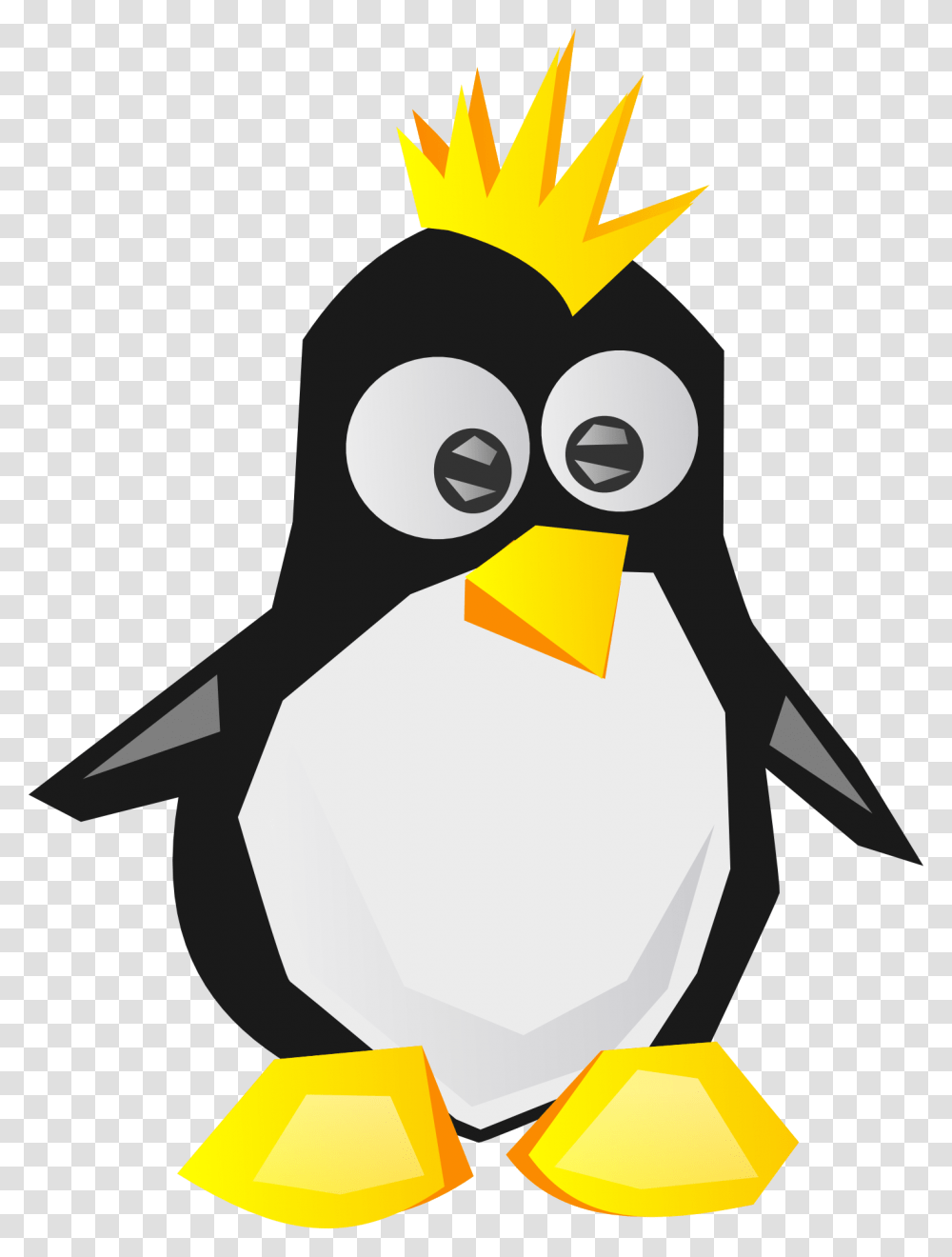 Tux Clip Art Punk Linux Penguin, Bird, Animal, King Penguin Transparent Png