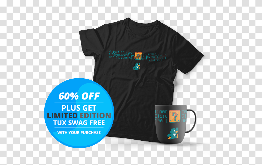 Tux Coffee Mug Linux Foundation, Apparel, Coffee Cup, T-Shirt Transparent Png