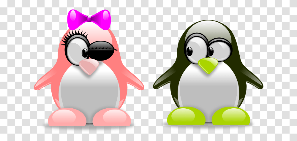 Tux In Love Tux Penguins, Bird, Animal, Toy, King Penguin Transparent Png