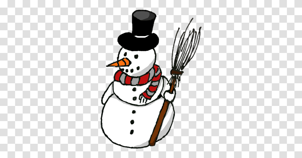 Tux Paint Stamp Browser People 2130 Snowman On Tux Paint, Nature, Outdoors, Winter, Clothing Transparent Png