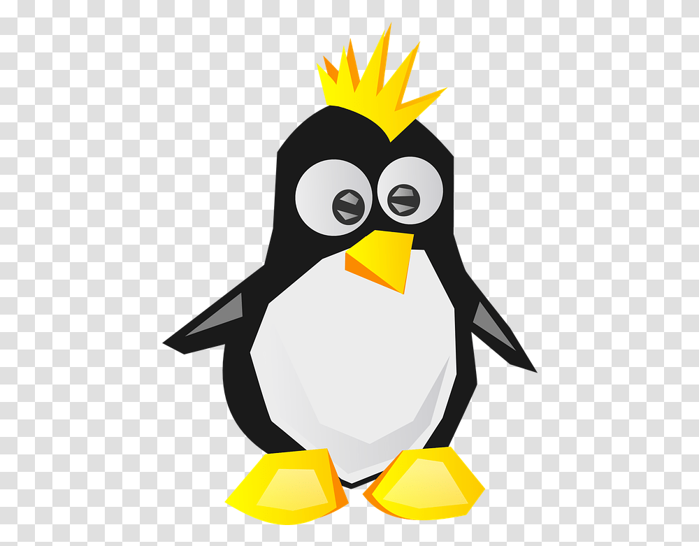 Tux Penguin Bird Tux Unix, Animal, King Penguin Transparent Png