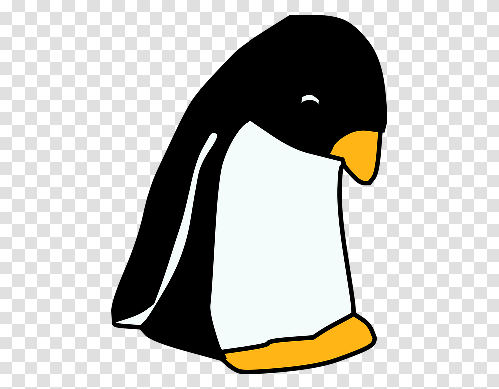 Tux Penguin Linux Bird Sad Animal Sad Penguin Clipart, Axe, Tool, King Penguin Transparent Png