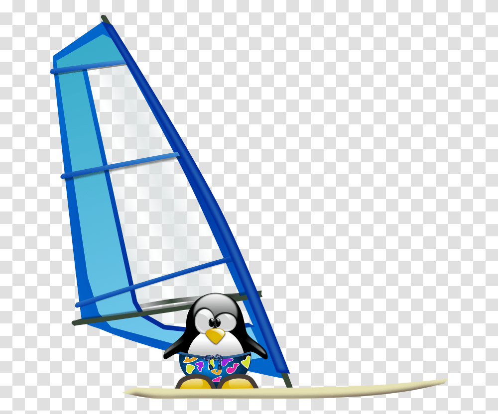 Tux Sailing By, Sport, Adventure, Leisure Activities, Bird Transparent Png