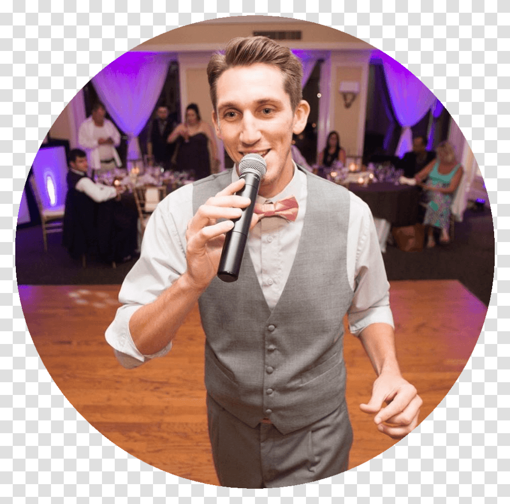 Tuxedo, Person, Microphone, Shirt Transparent Png