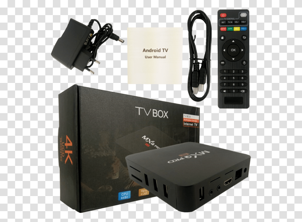 Tv Box Mxq Pro 4k, Electronics, Hardware, Phone, Adapter Transparent Png