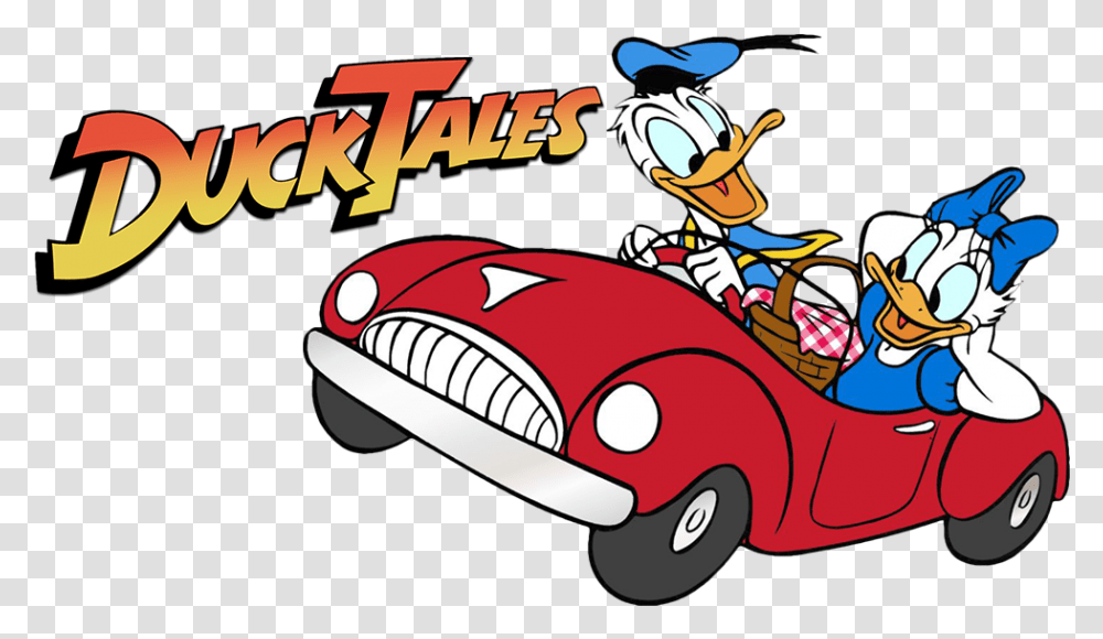 Tv Fanart Donald And Daisy, Label, Car, Vehicle Transparent Png