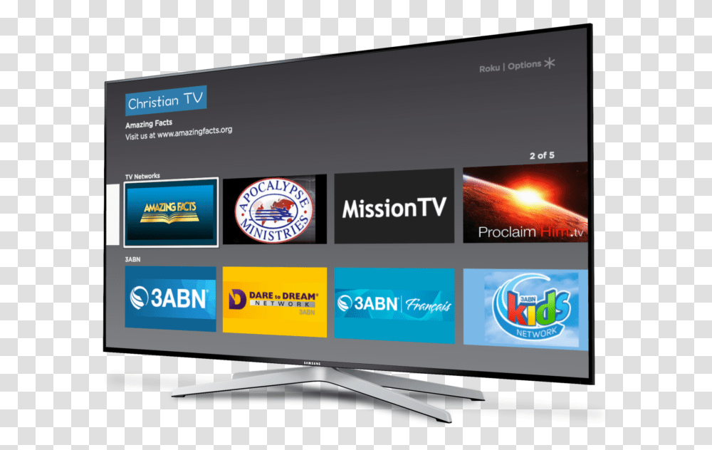 Tv Image Roku Led Backlit Lcd Display, Monitor, Screen, Electronics, Television Transparent Png