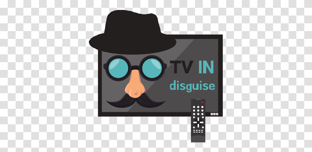 Tv In Disguise Illustration, Clothing, Apparel, Sunglasses, Accessories Transparent Png