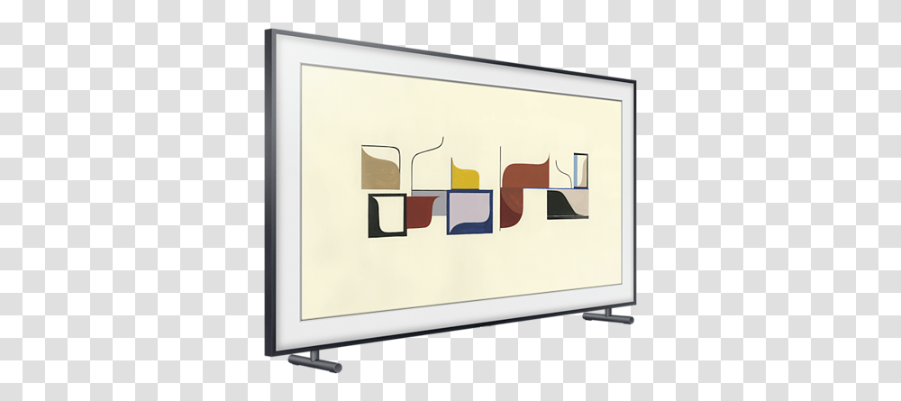 Tv Led Samsung Frame, White Board, Monitor, Screen, Electronics Transparent Png