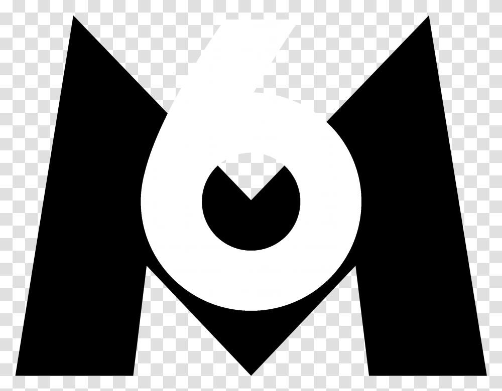 Tv Logo Svg Vector M6 Logo White, Number, Symbol, Text, Moon Transparent Png