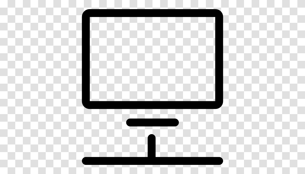 Tv Monitor Flat Icon, Electronics, Screen, Computer, LCD Screen Transparent Png
