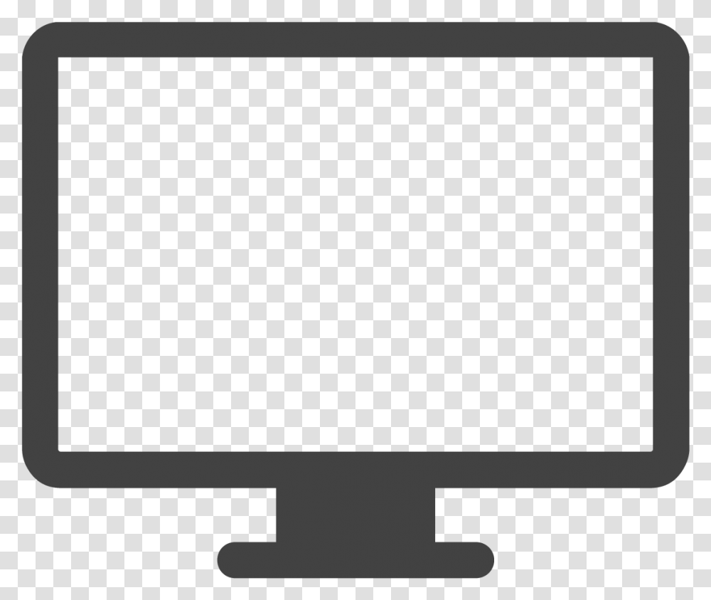 Tv Monitor Icon Clipart Monitor Vector, Screen, Electronics, Display, LCD Screen Transparent Png