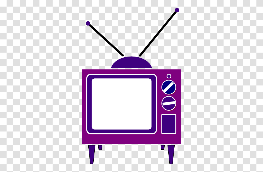 Tv Purple Colours Clip Art, Monitor, Screen, Electronics, Display Transparent Png