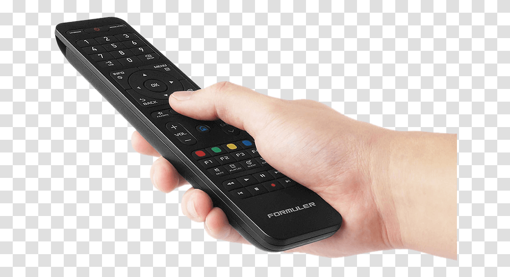 Tv Remote With Hand, Person, Human, Electronics, Remote Control Transparent Png