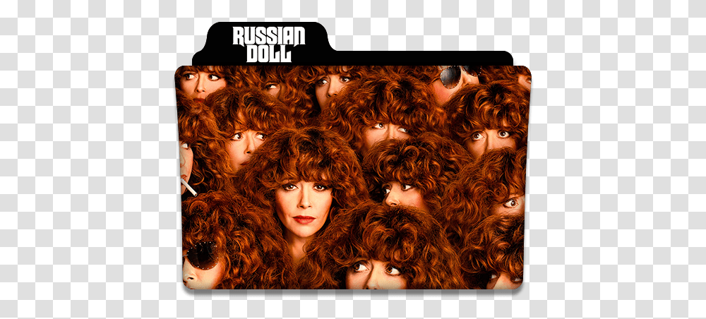 Tv Series Folder Icon Russian Doll Netflix, Hair, Sunglasses, Accessories, Accessory Transparent Png