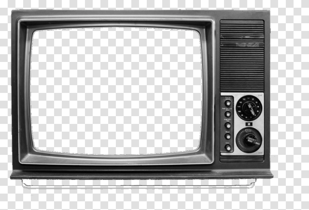 Tv Television Aesthetic Overlay Blackaesthetic Old Tv Frame, Monitor, Screen, Electronics, Display Transparent Png