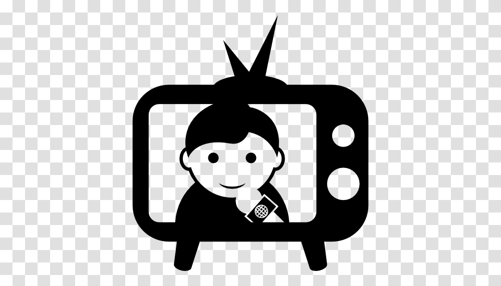 Tv Tools And Utensils News Reporter Monitor Screen Journalist, Gray, World Of Warcraft Transparent Png