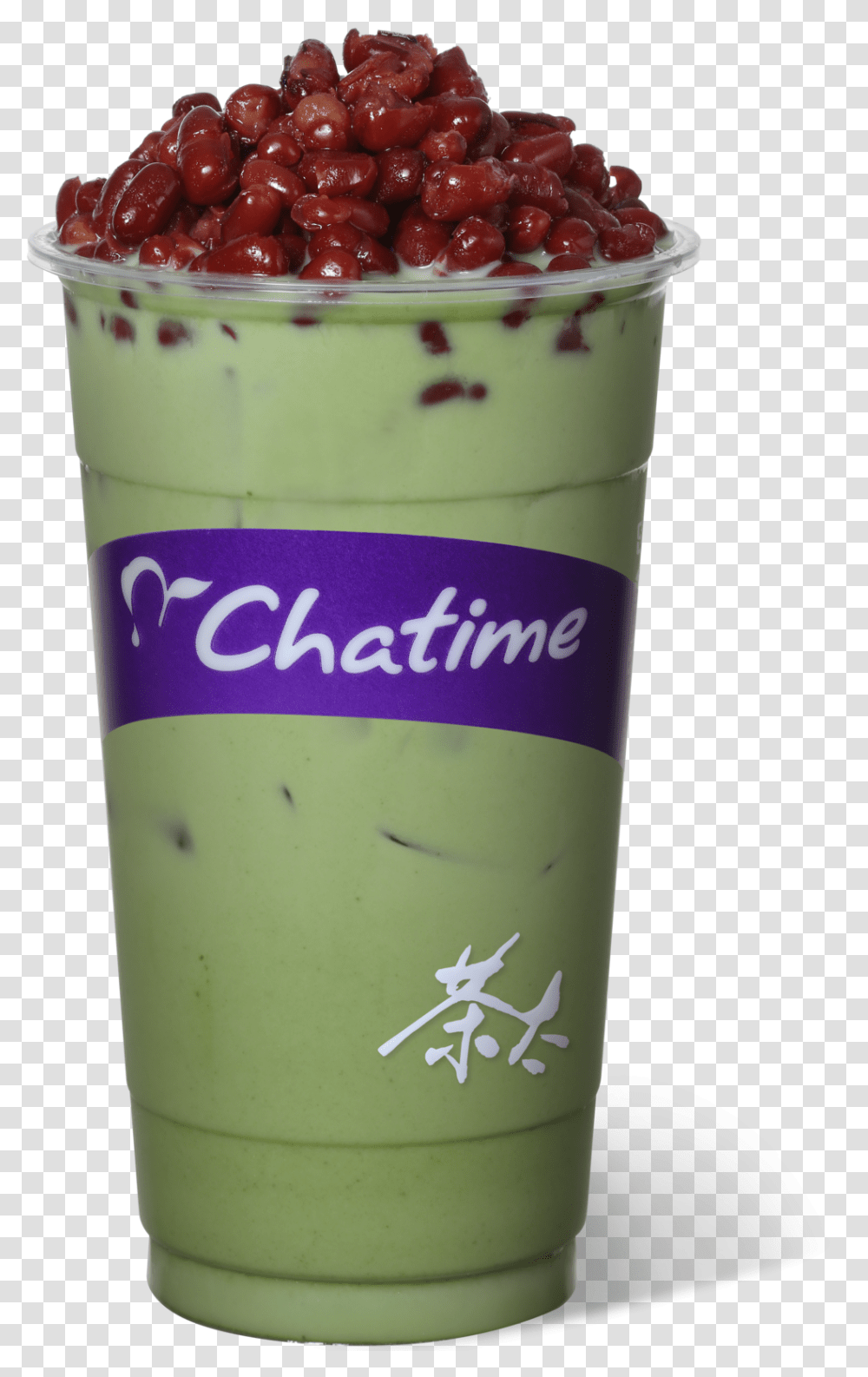 Tvmatcha Red Bean Milk Tea Chatime Qq, Beverage, Drink, Plant, Juice Transparent Png