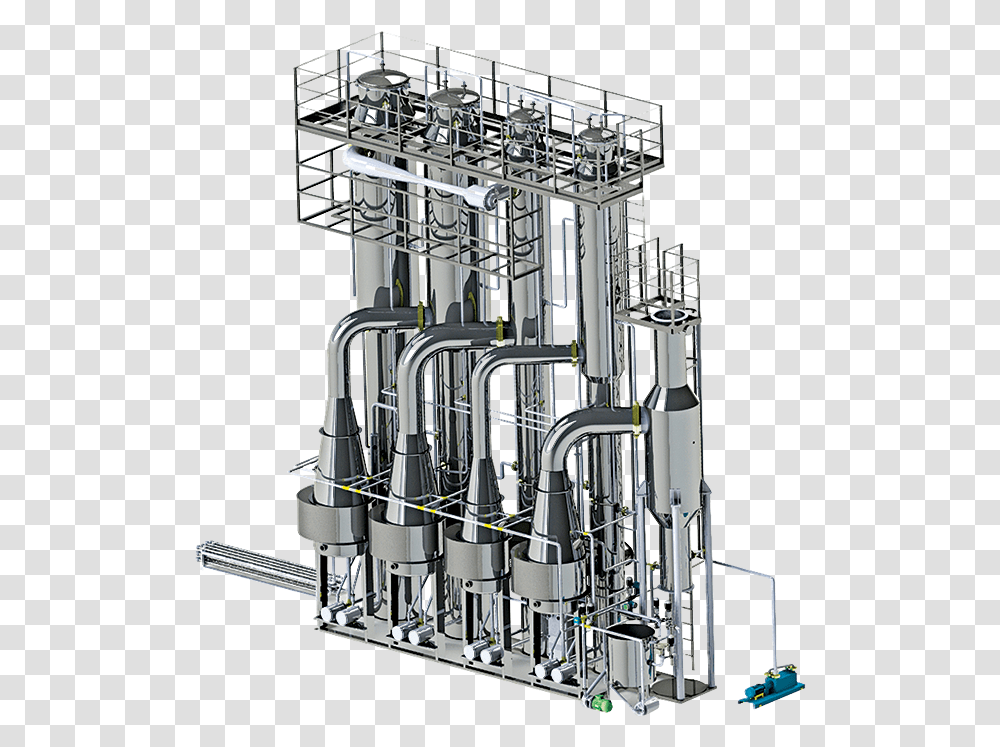 Tvr Mvr Evaporators Small Evaporate Machine Of Milk Powder, Construction Crane, Plumbing, Engine, Motor Transparent Png