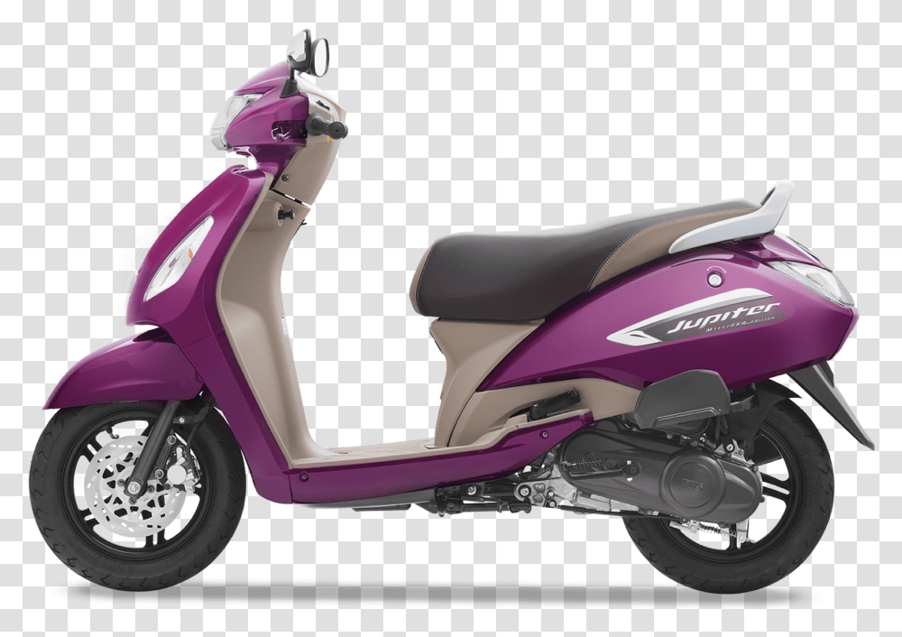 Tvs Jupiter 2017 Model, Vehicle, Transportation, Scooter, Motorcycle Transparent Png