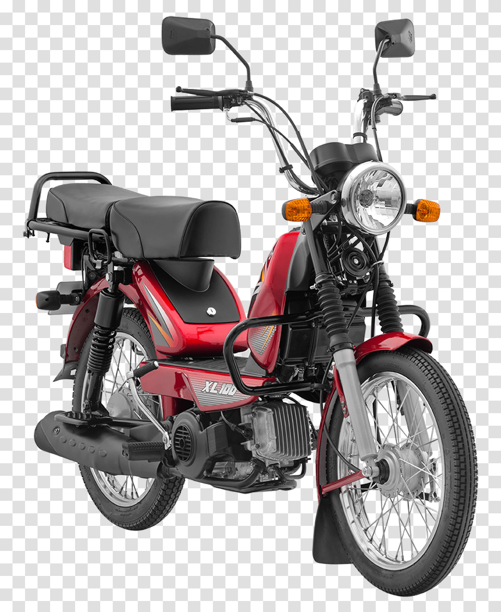 Tvs Xl 100 Side Self Start Tvs Xl, Motorcycle, Vehicle, Transportation, Wheel Transparent Png