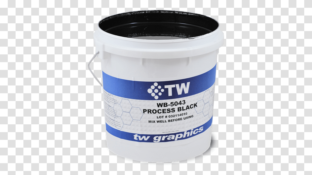 Tw 5043 Gloss Halftone Black Water Based Poster Ink Plastic, Milk, Beverage, Drink, Paint Container Transparent Png