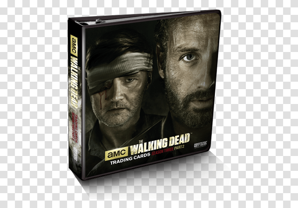 Twd Season 3 Poster, Person, Disk, Dvd, Face Transparent Png