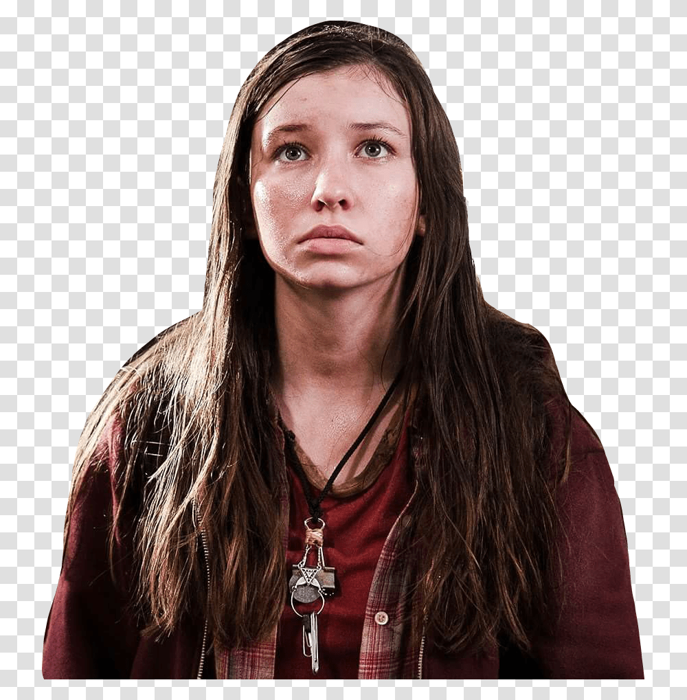Twd Walking Dead Enid, Person, Face, Sleeve Transparent Png