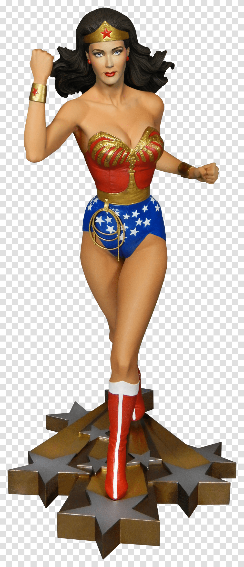 Tweeterhead Lynda Carter Wonder Woman Statue, Costume, Female, Person Transparent Png